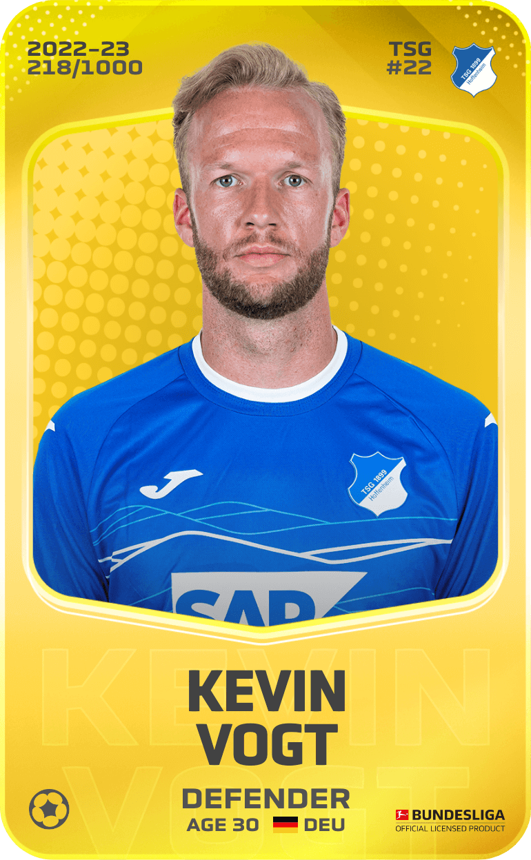 Kevin Vogt 2022-23 • Limited 218/1000