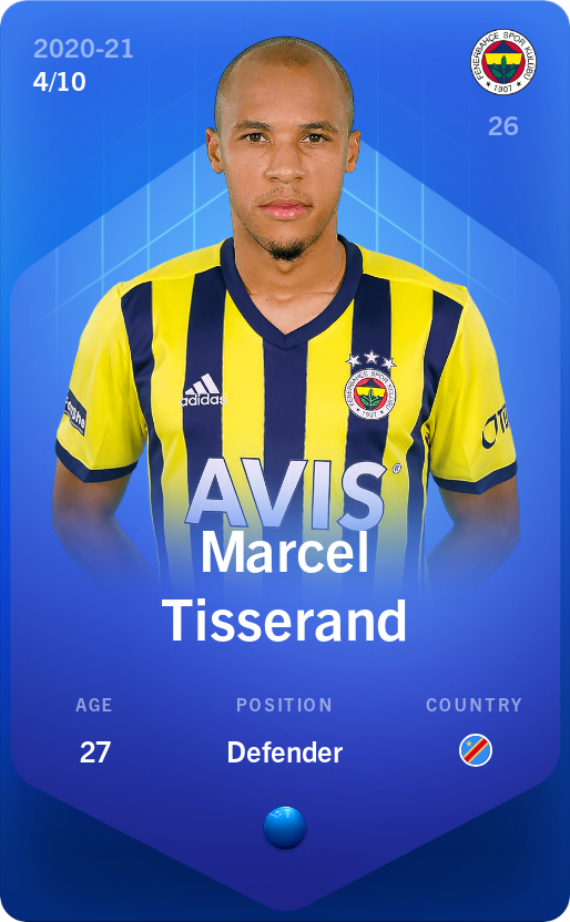 Sorare - Sorare Official - Marcel Tisserand 2020-21 • Super Rare 4/10 - NFT # 32116250280276974839950750125513592276358984433598234854916176631703738900299
