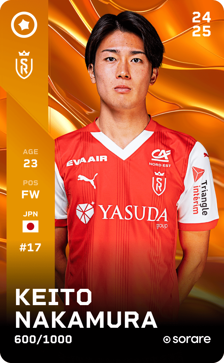 Keito Nakamura 2024-25 • Limited 600/1000