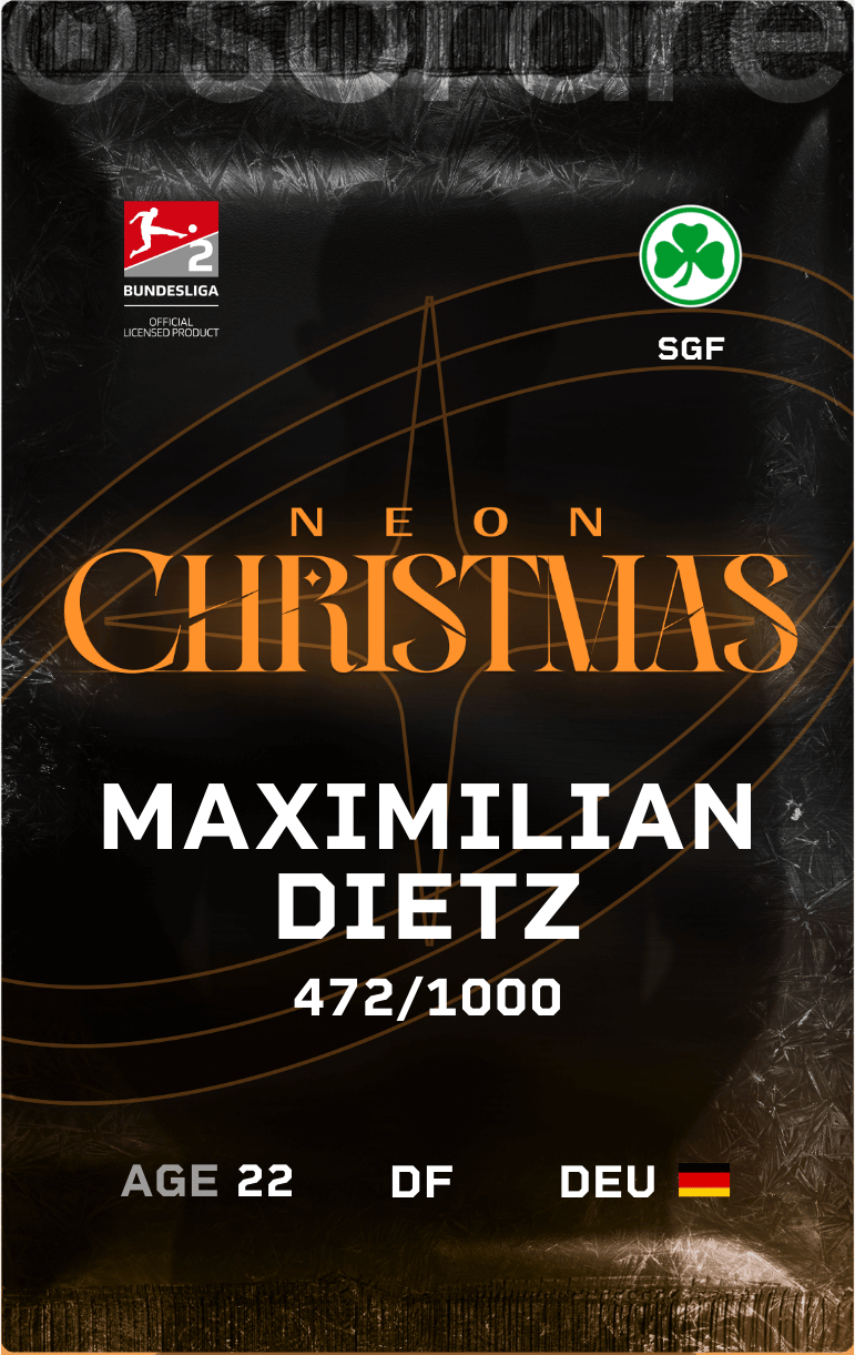 Maximilian Dietz 2024-25 • Limited 472/1000