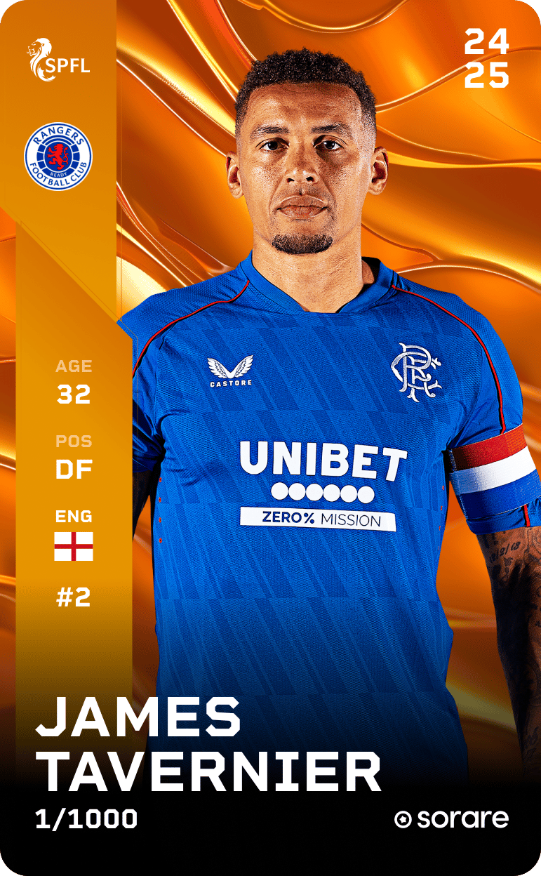 James Tavernier 2024-25 • Limited 1/1000