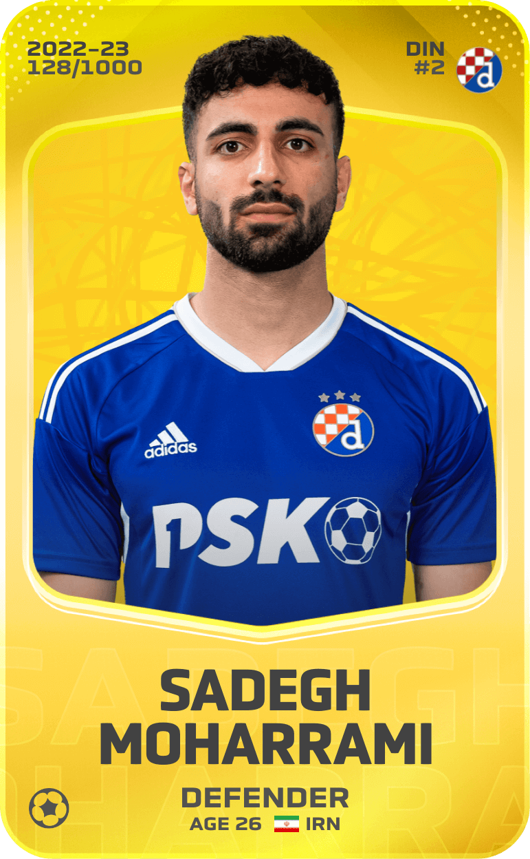 Sadegh Moharrami 2022-23 • Limited 128/1000