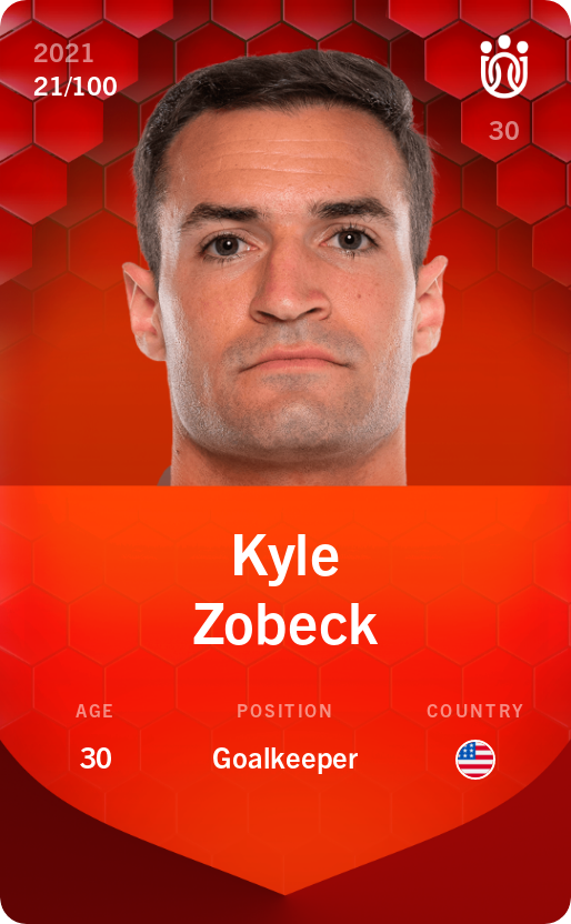 Sorare - Sorare Official - Kyle Zobeck 2021-22 • Rare 21/100 - NFT # 95883336420327399656650656412789579979577108865253786225206094549804399101537