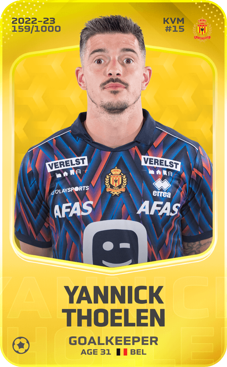 Yannick Thoelen 2022-23 • Limited 159/1000