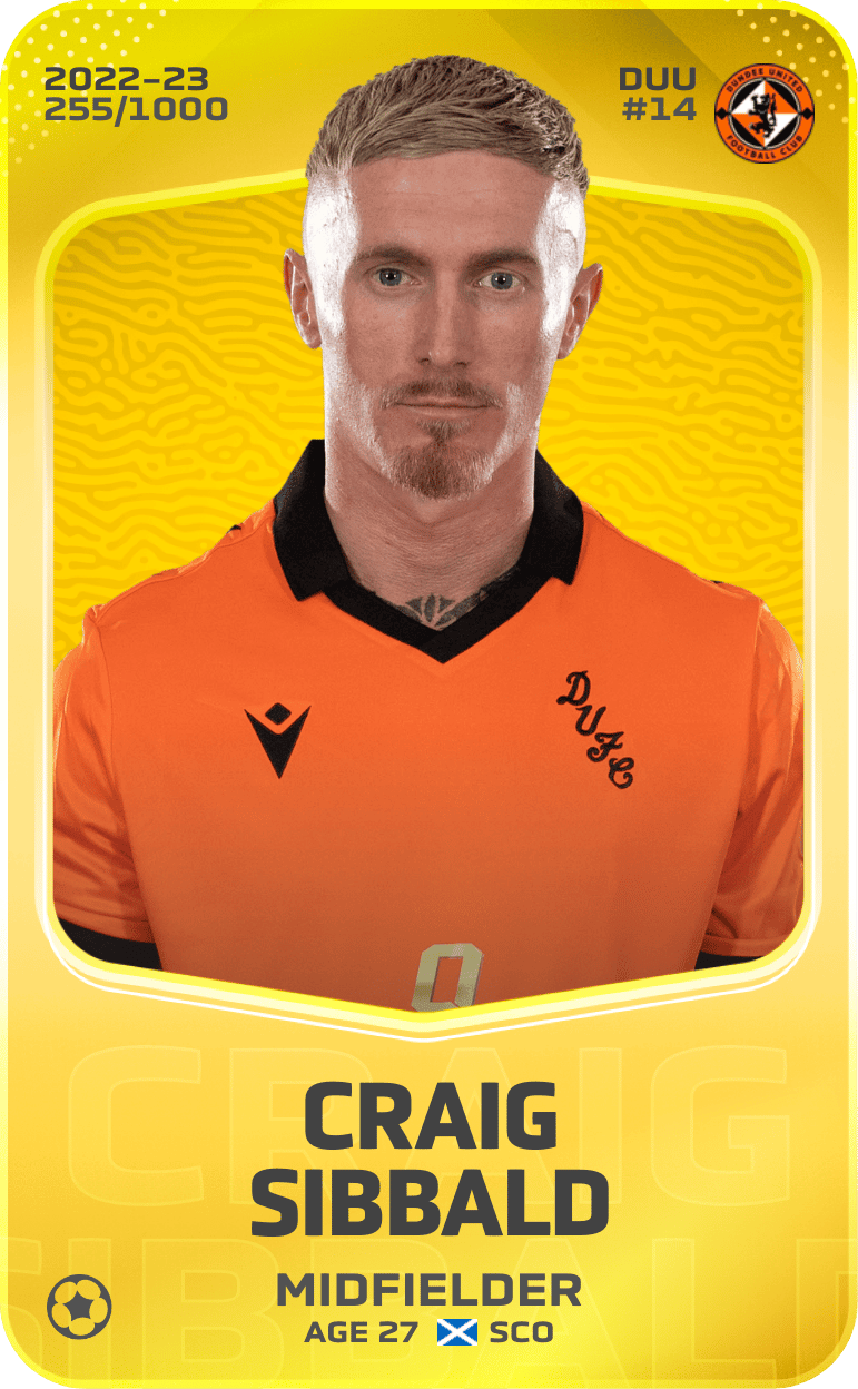 Craig Sibbald 2022-23 • Limited 255/1000