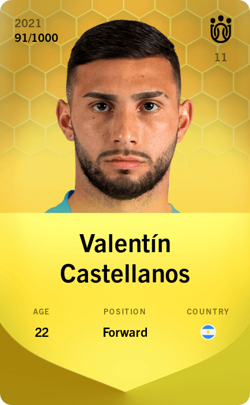 Valentín Castellanos 2021-22 • Limited 91/1000