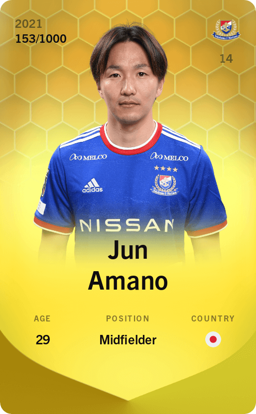 Jun Amano 2021-22 • Limited 153/1000