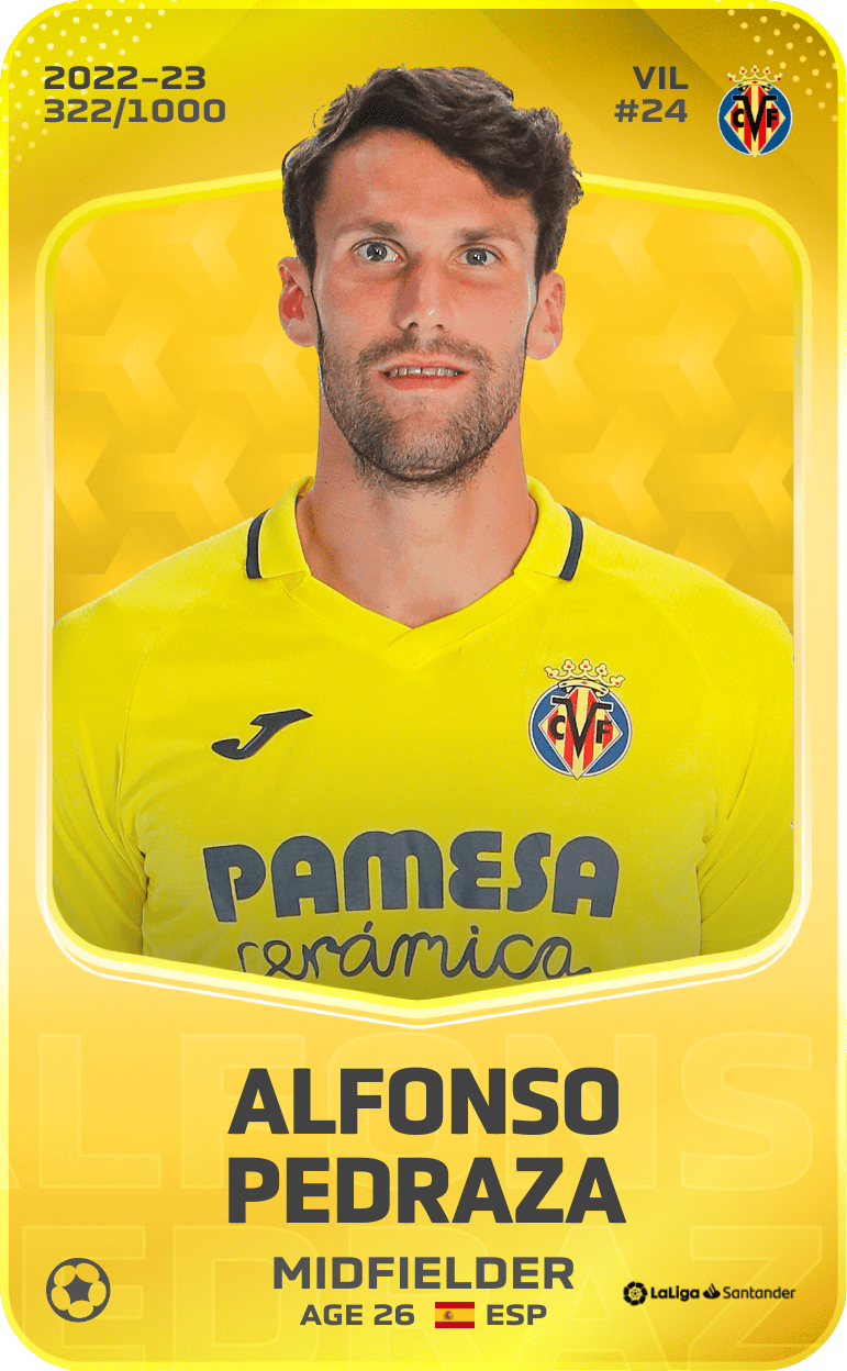 Alfonso Pedraza 2022-23 • Limited 322/1000