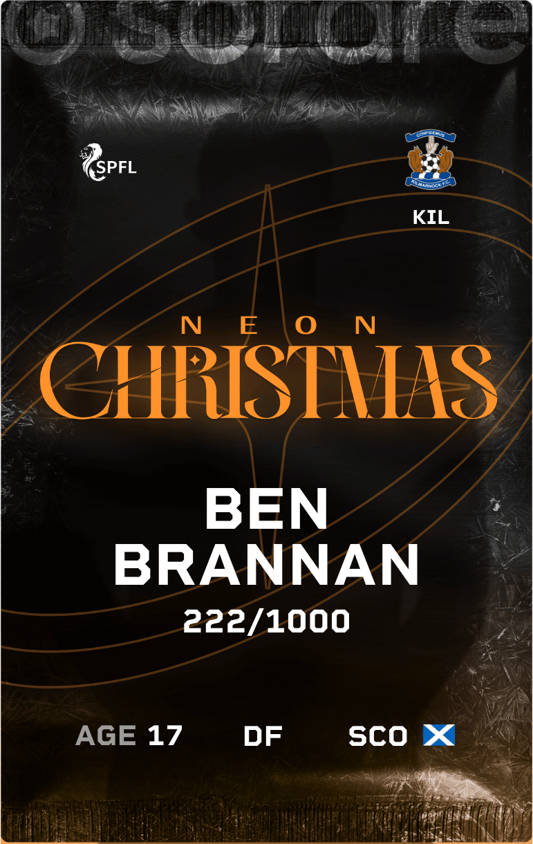 Ben Brannan 2024-25 • Limited 222/1000
