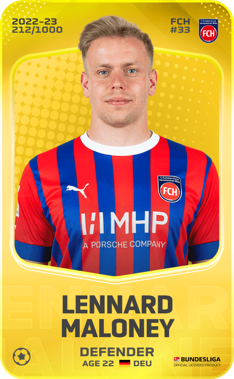 Lennard Maloney 2022-23 • Limited 212/1000