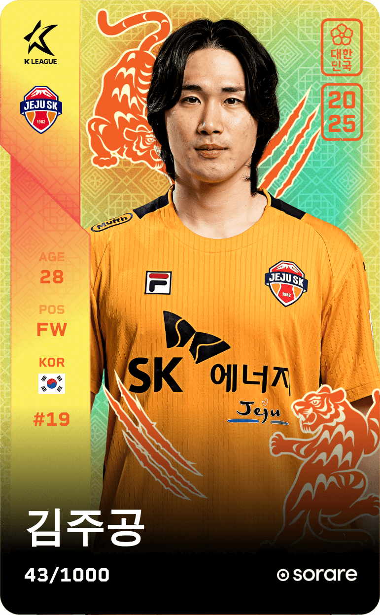 Kim Ju-Kong 2025-26 • Limited 43/1000