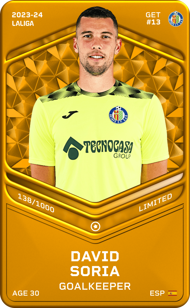 David Soria 2023-24 • Limited 138/1000