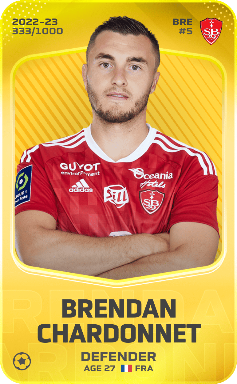 Brendan Chardonnet 2022-23 • Limited 333/1000