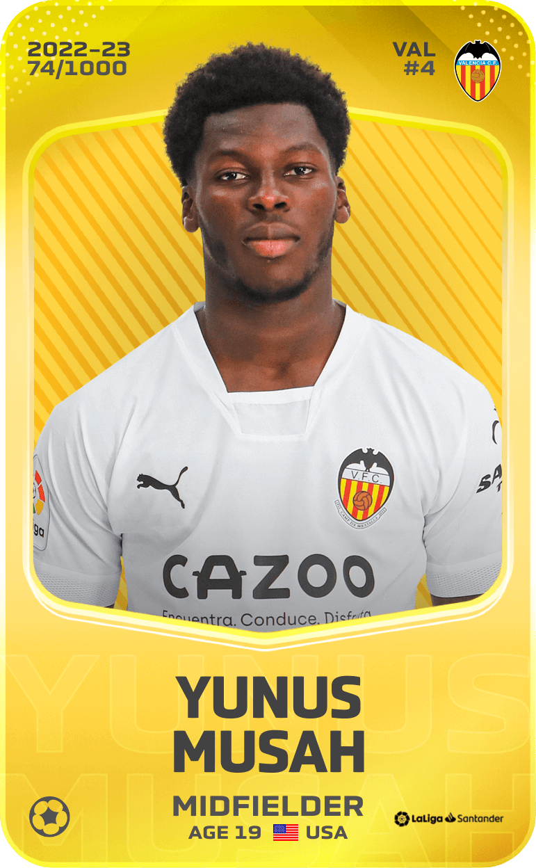 Yunus Musah 2022-23 • Limited 74/1000