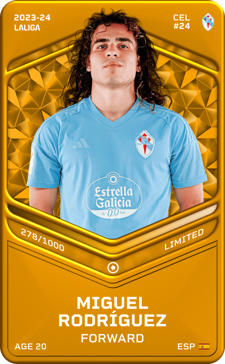 Miguel Rodríguez 2023-24 • Limited 278/1000