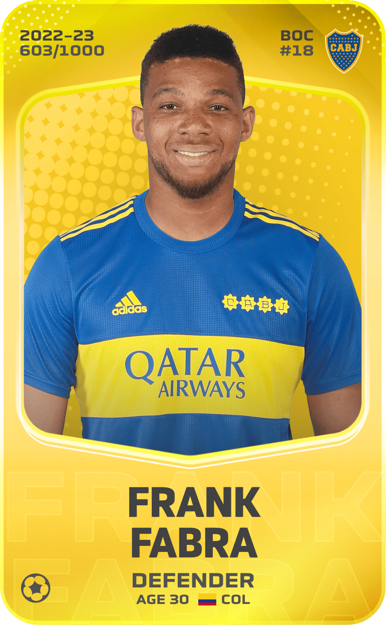Frank Fabra 2022-23 • Limited 603/1000
