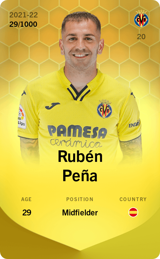 Rubén Peña 2021-22 • Limited 29/1000