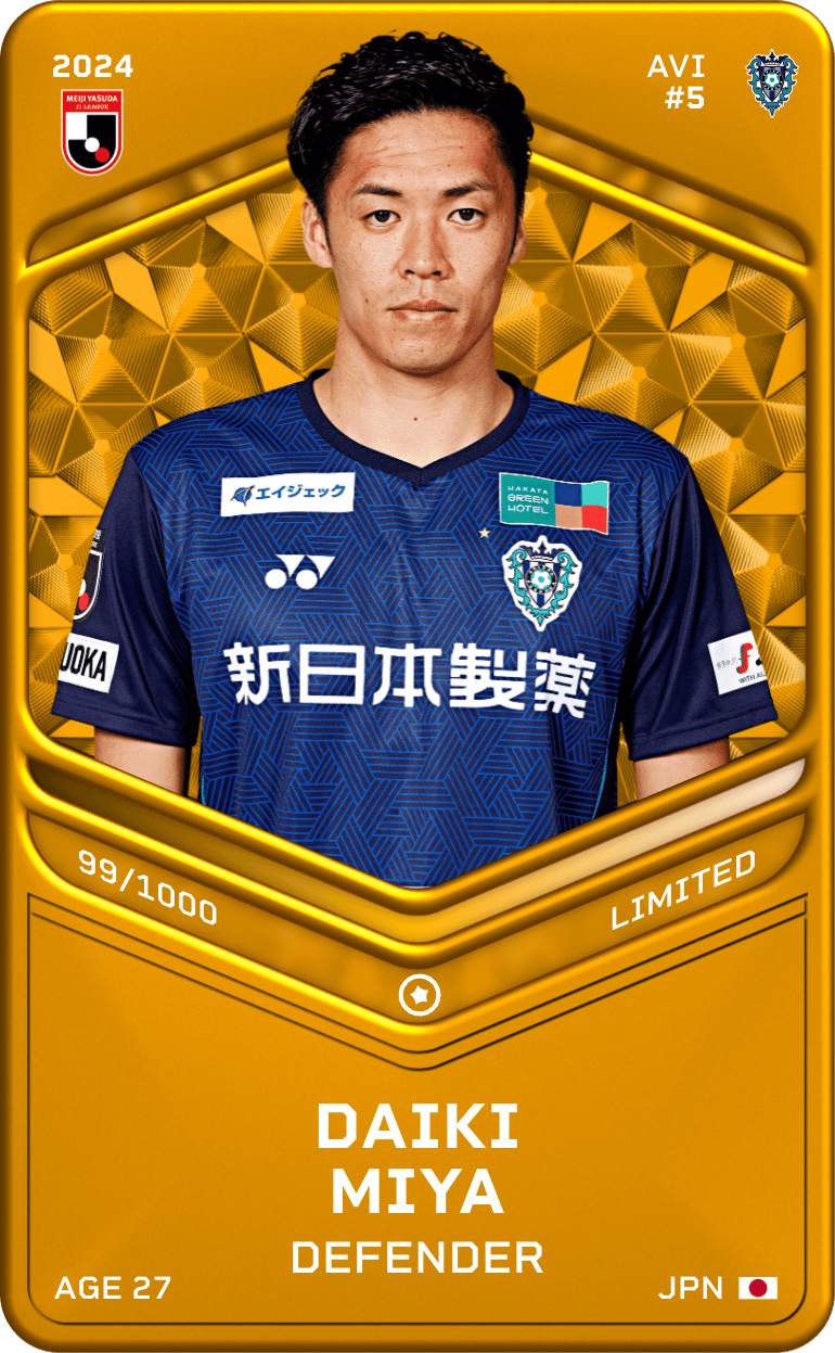 Daiki Miya 2024-25 • Limited 99/1000