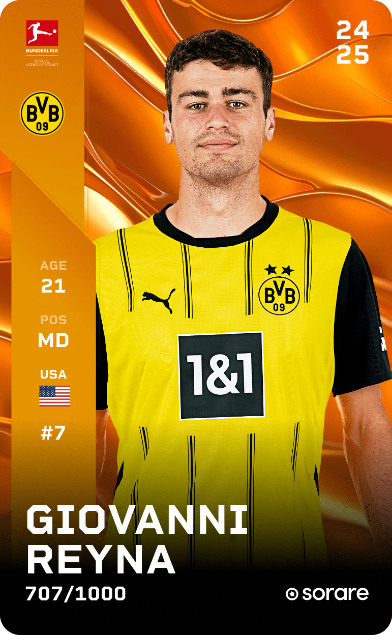 Giovanni Reyna 2024-25 • Limited 707/1000
