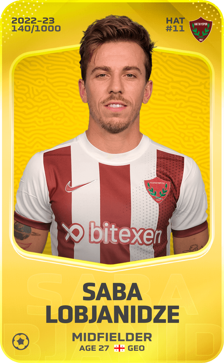 Saba Lobjanidze 2022-23 • Limited 140/1000