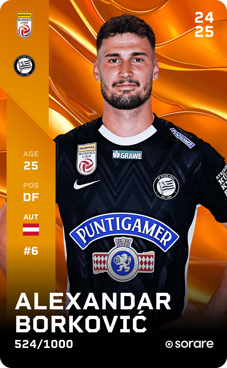 Alexandar Borković 2024-25 • Limited 524/1000