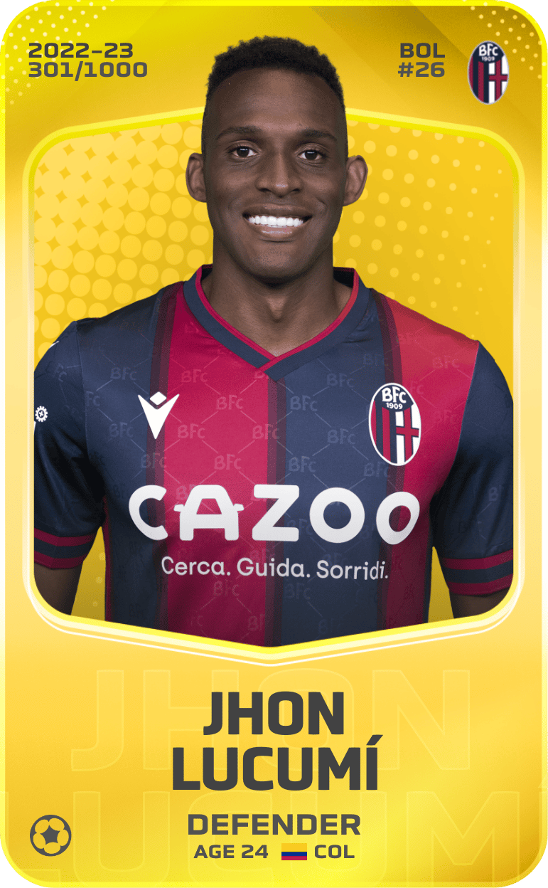 Jhon Lucumí 2022-23 • Limited 301/1000