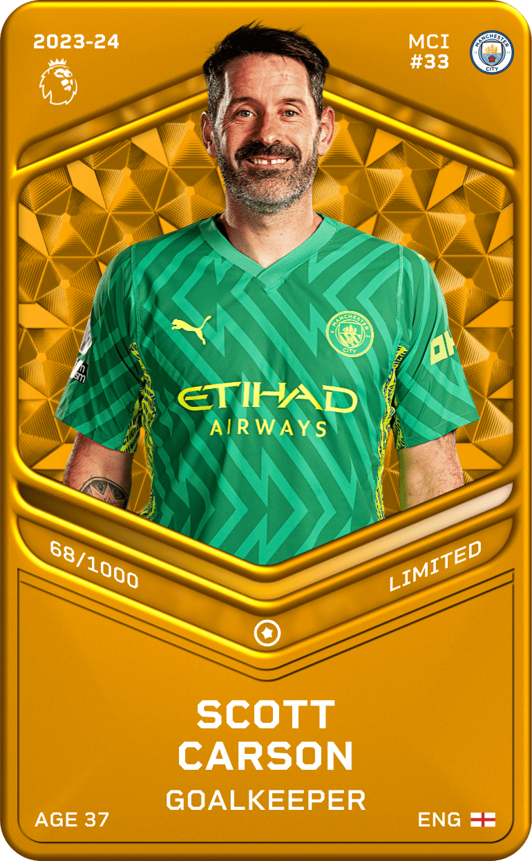 Scott Carson 2023-24 • Limited 68/1000