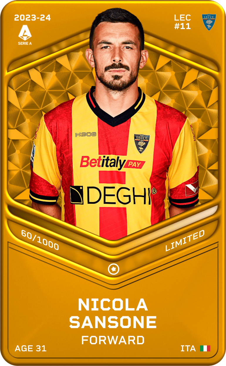 Nicola Sansone 2023-24 • Limited 60/1000