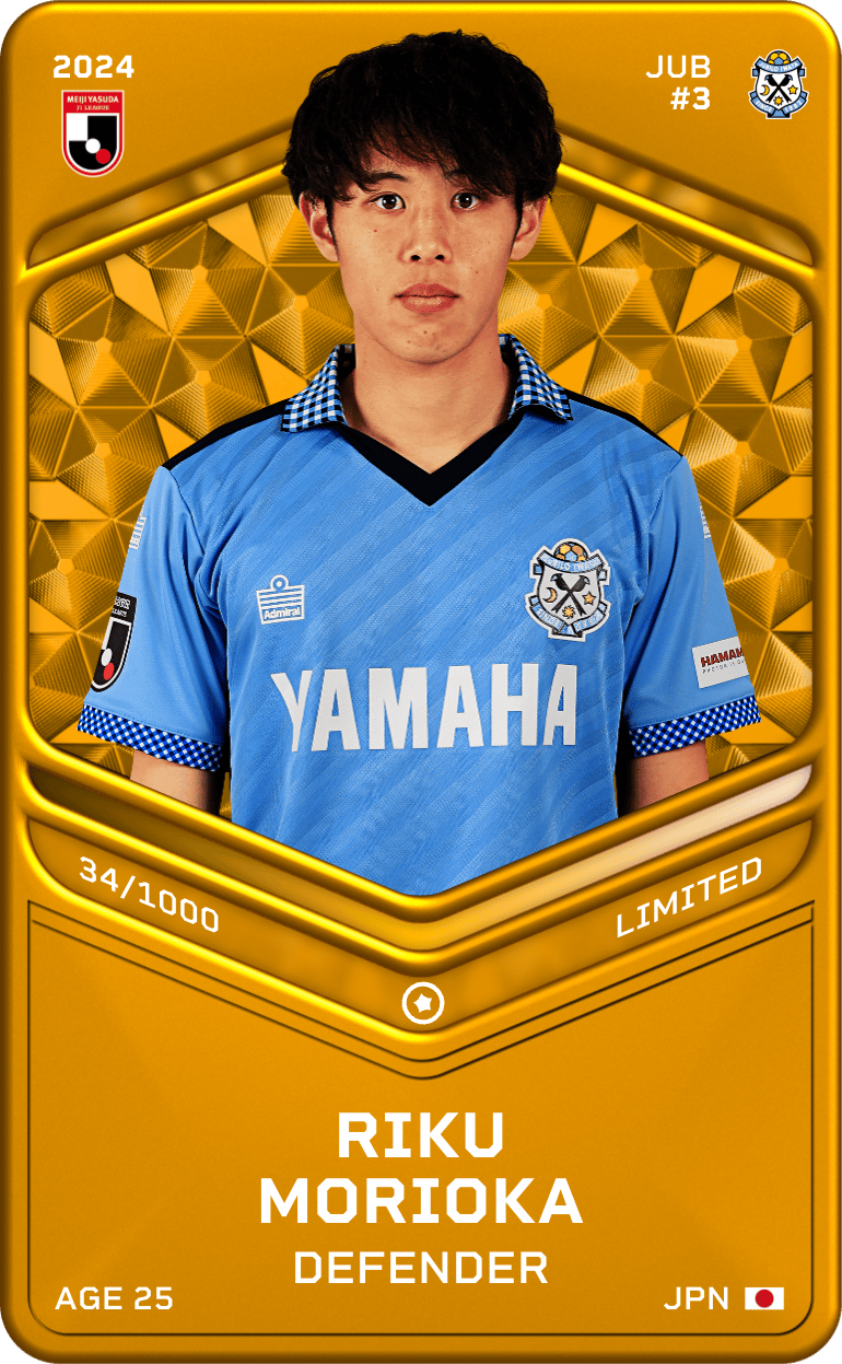 Riku Morioka 2024-25 • Limited 34/1000