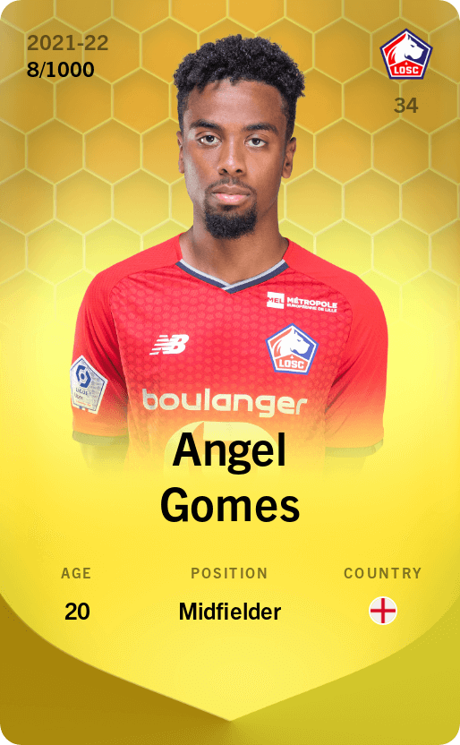 Angel Gomes 2021-22 • Limited 8/1000
