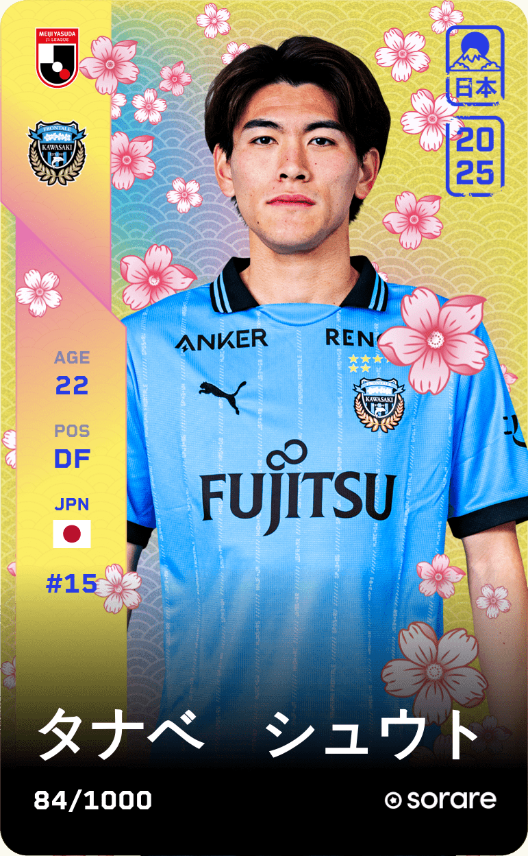 Shuto Tanabe 2025-26 • Limited 84/1000