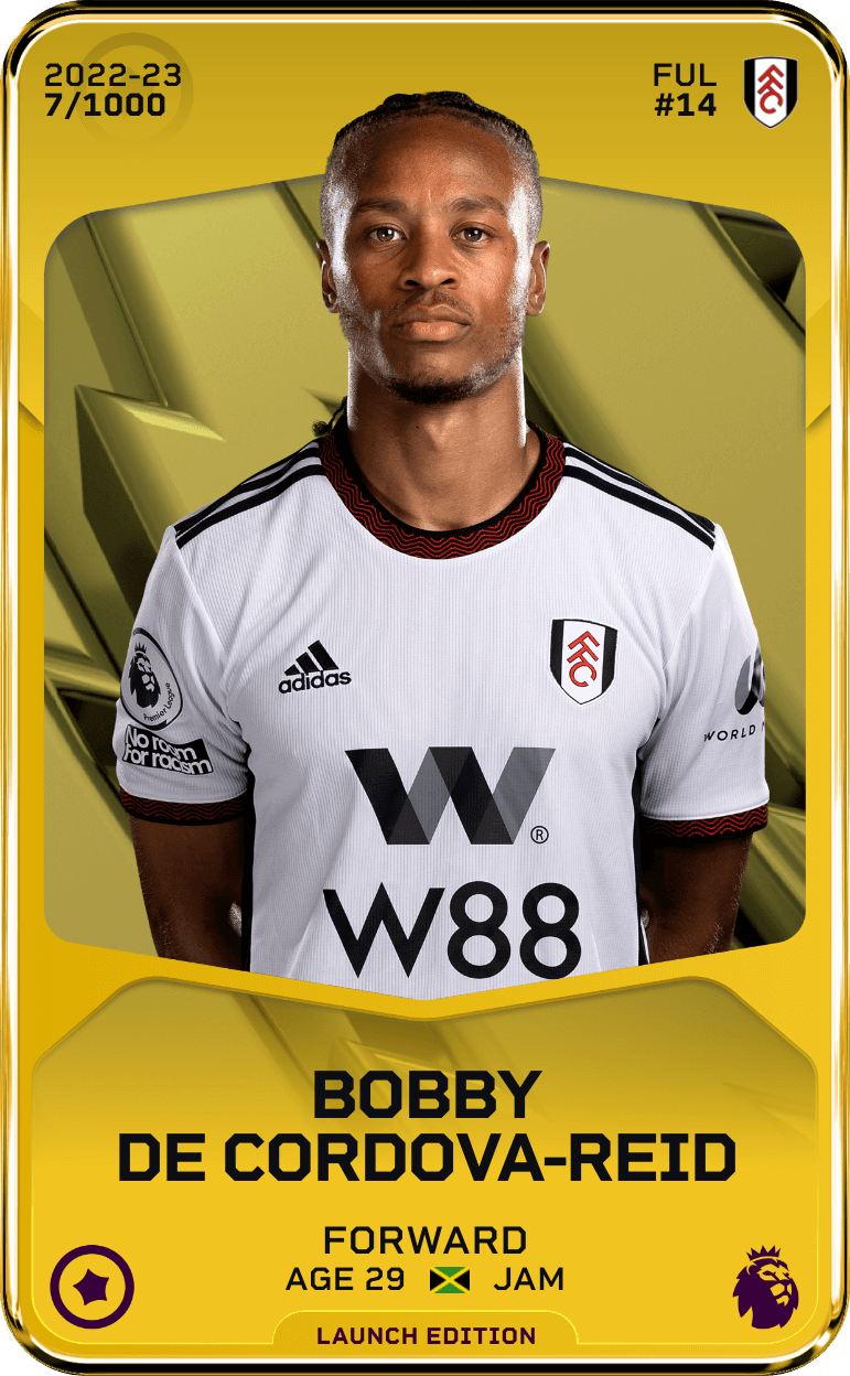 Bobby De Cordova-Reid 2022-23 • Limited 7/1000