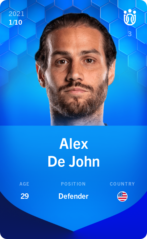 Sorare - Sorare Official - Alex De John 2021-22 • Super Rare 1/10 - NFT # 101138460244359352800363311352386621449089894881026928395677231042799458719570