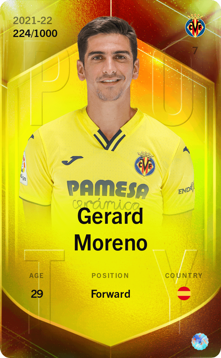 Gerard Moreno 2021-22 • Limited 224/1000