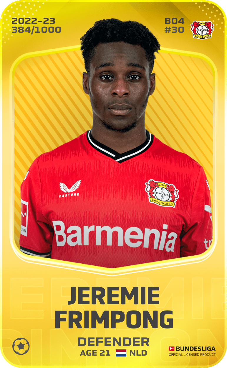 Jeremie Frimpong 2022-23 • Limited 384/1000
