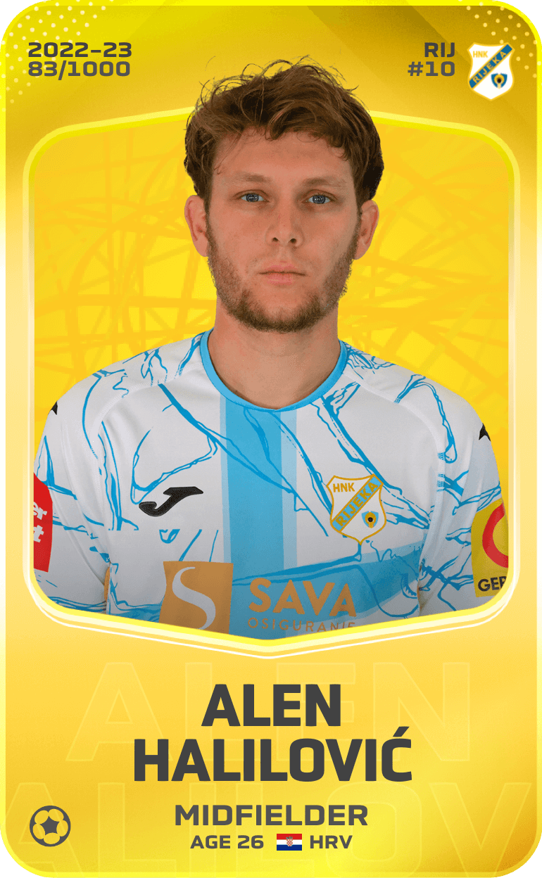 Alen Halilović 2022-23 • Limited 83/1000