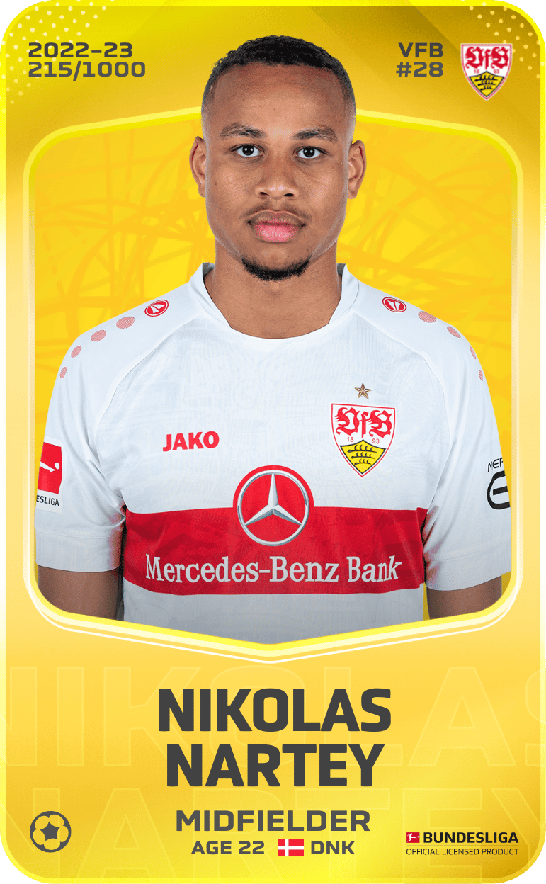 Nikolas Nartey 2022-23 • Limited 215/1000