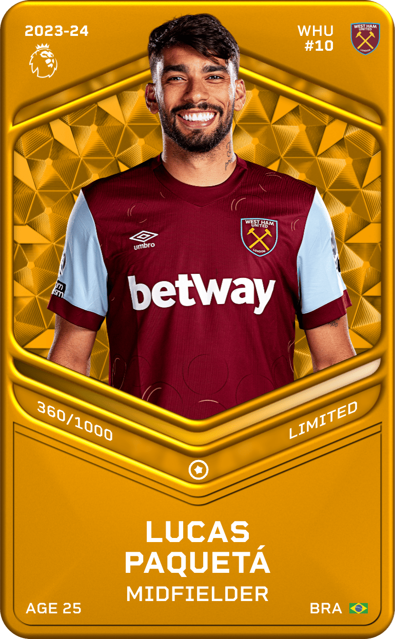 Lucas Paquetá 2023-24 • Limited 360/1000