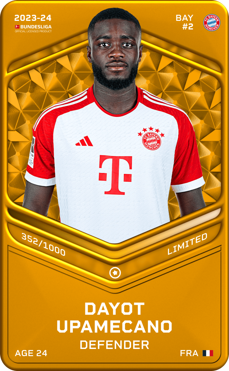Dayot Upamecano 2023-24 • Limited 352/1000