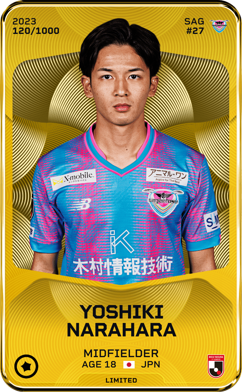 Yoshiki Narahara 2023-24 • Limited 120/1000