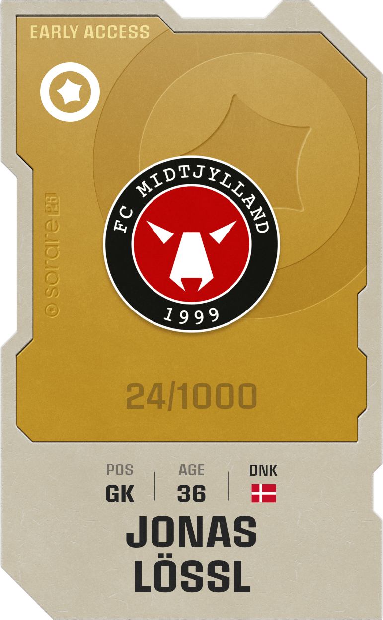Jonas Lössl 2025-26 • Limited 24/1000