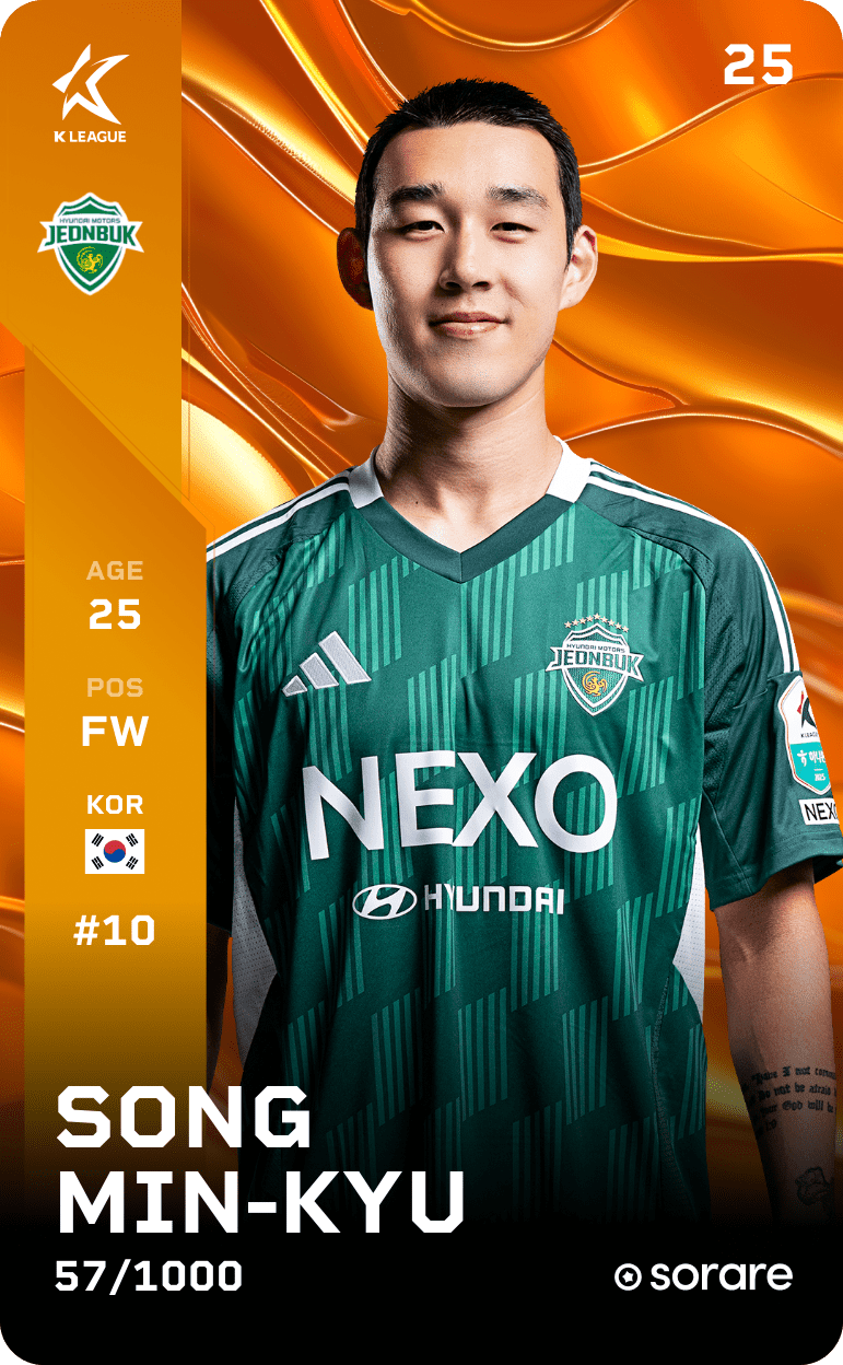 Song Min-Kyu 2025-26 • Limited 57/1000