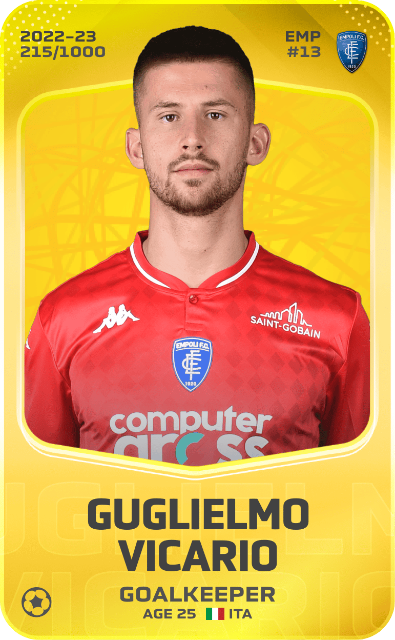 Guglielmo Vicario 2022-23 • Limited 215/1000
