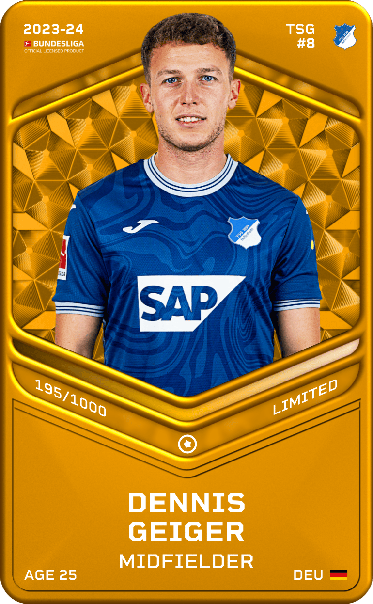 Dennis Geiger 2023-24 • Limited 195/1000