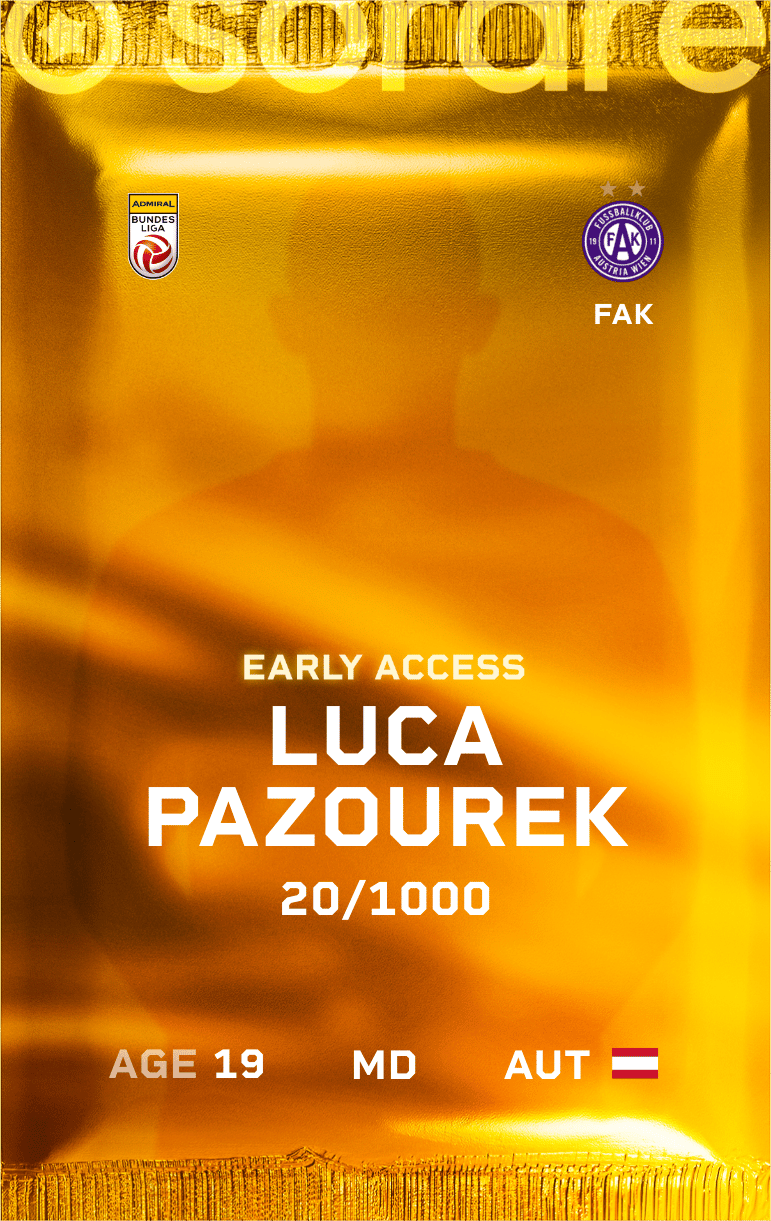 Luca Pazourek 2024-25 • Limited 20/1000