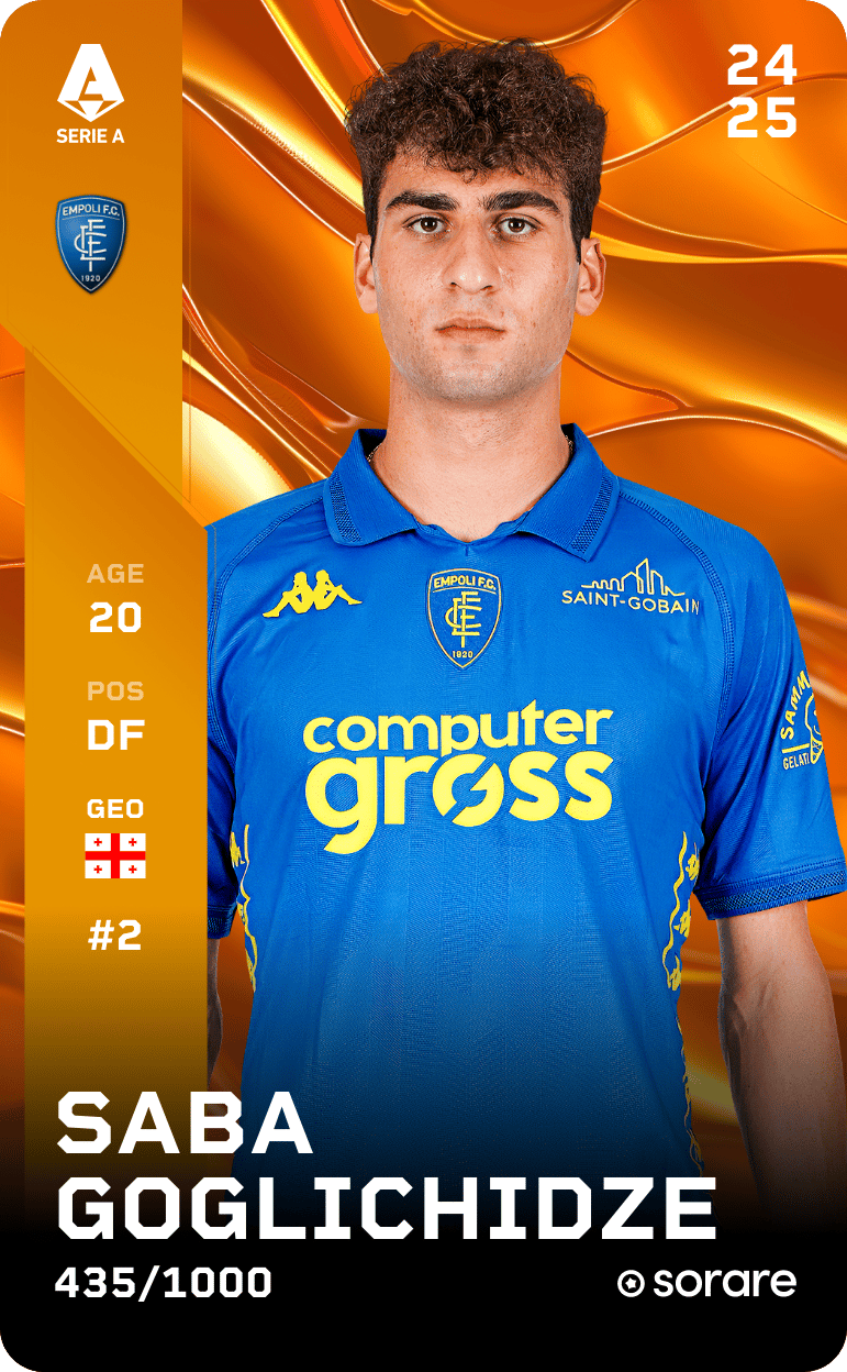 Saba Goglichidze 2024-25 • Limited 435/1000
