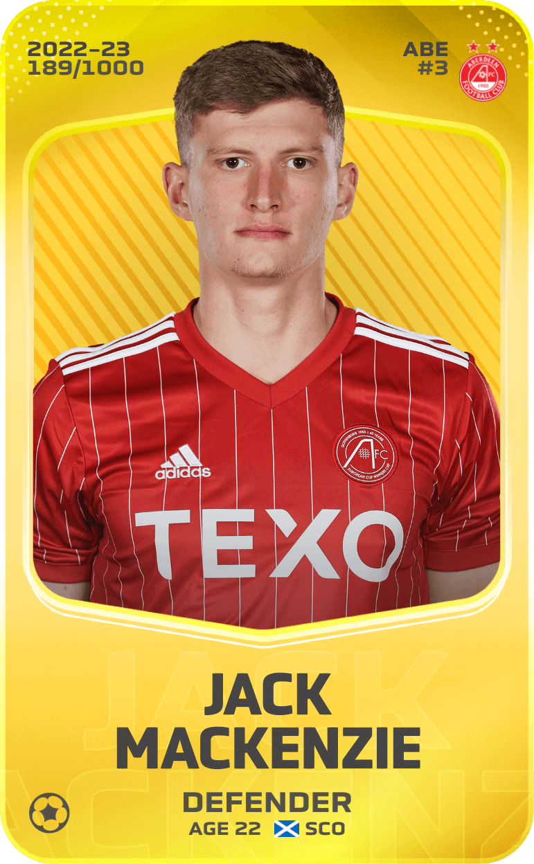 Jack MacKenzie 2022-23 • Limited 189/1000