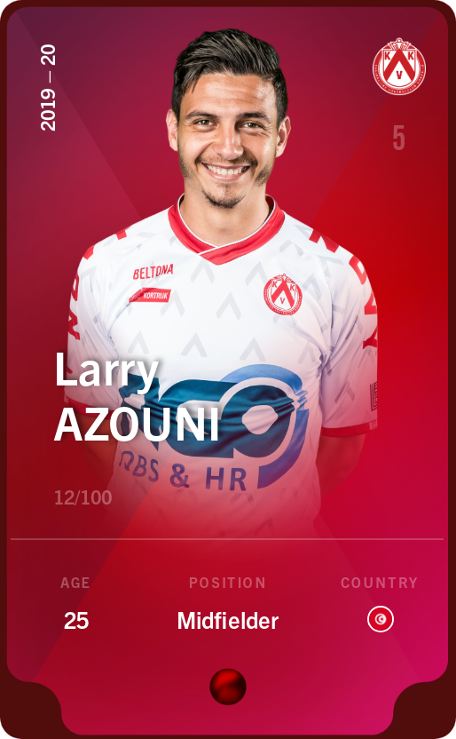 Sorare - Sorare Official - Larry Azouni 2019-20 • Rare 12/100 - NFT # 28497186193911366689426272594170511537576369545189913844698603675219163185909
