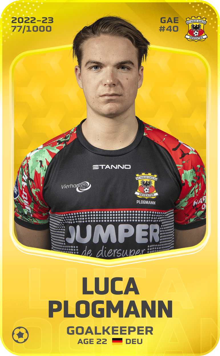 Luca Plogmann 2022-23 • Limited 77/1000