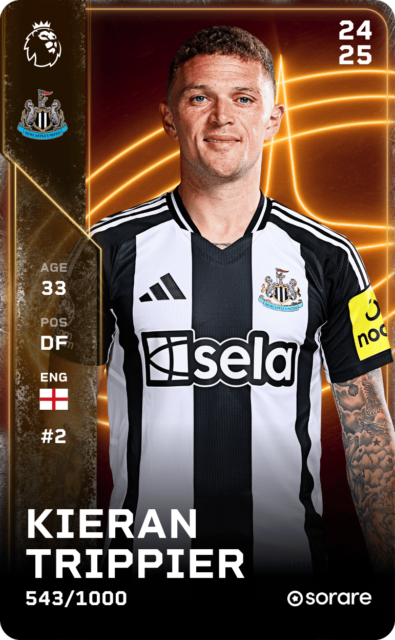Kieran Trippier 2024-25 • Limited 543/1000